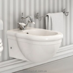 Біде підвісне ArtCeram колекція Hermitage 56х38х39 з переливом HEB003 1:00