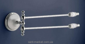 F.L.A.B. Egizia Тримач для рушників подвійний 450 мм Хром / Кераміка 2250