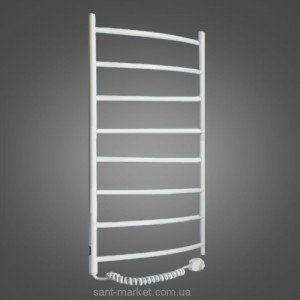 Електричний полотенцесушитель Laris Класик ЧФ8 Е 525x800х103 драбинка білий 75201012