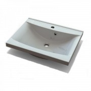 Раковина для ванної вбудована Буль-Буль колекція Lucia біла 1306101