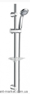 Душовий гарнітур зі штангою Ferro колекція Nube з мильницею хром N310