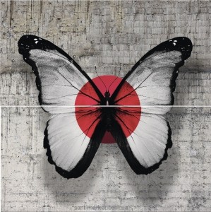 Opoczno FRENCH TOUCH батерфляй декор 58 3X59 3