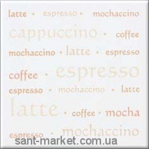 Opoczno Аплауз эспрессо белый декор 10х10