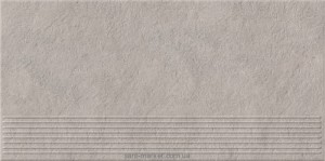 Opoczno Dry river Плитка для підлоги DRY RIVER світло-сірий сходинка 29 55X59 4