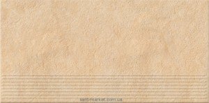 Opoczno Dry river Плитка для підлоги DRY RIVER беж сходинка 29 55X59 4