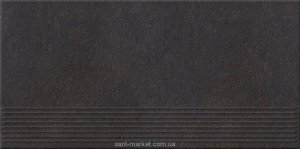 Opoczno Dry river Плитка для підлоги DRY RIVER графіт сходинка 29 55X59 4