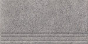Opoczno Dry river Плитка напольная DRY RIVER серый ступенька 29 55X59 4