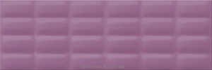 Opoczno Vivid Colours Плитка настінна Violet glossy pillow 25X75