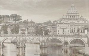 Cersanit Samanta Декор Samanta місто 1 25х40