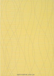 Cersanit Gloria Плитка настенная Gloria желтая 25х35