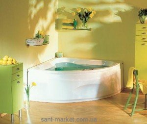 Ванна акриловая угловая PoolSpa коллекция Francja 140x140х60 PWS3210ZS000000