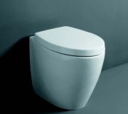 Унитаз напольный приставной Simas Spazio LFT 20 + Крепления F88 LFT + Сиденье LFT 004