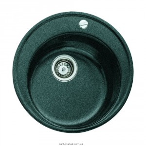 Мийка для кухні кругла TEKA CENTROVAL 45 TG врізна граніт карбон 40143216