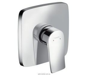 Смеситель для душа встраиваемый Hansgrohe коллекция Metris хром 31456000