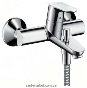 Смеситель однорычажный для ванны с коротким изливом Hansgrohe коллекция Focus E2 хром 31948000