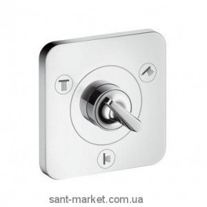 Перемикач для душу вбудовується одновентільний Hansgrohe Axor Citterio E хром 36772000