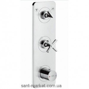 Смеситель для душа встраиваемый с термостатом Hansgrohe коллекция Axor Citterio E хром 36703000