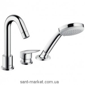 Змішувач одинважільний на борт ванни Hansgrohe колекція Logis хром 71310000