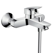 Смеситель однорычажный для ванны с коротким изливом Hansgrohe коллекция Logis хром 71400000