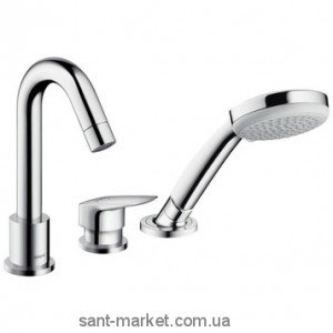 Змішувач одинважільний на борт ванни Hansgrohe колекція Logis хром 71310000