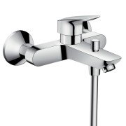 Змішувач одинважільний для ванни з коротким виливом Hansgrohe колекція Logis хром 71400000