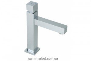 Смеситель для раковины одновентильный с донным клапаном высокий Jika Cubito хром H3114280040021
