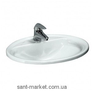 Раковина для ванної вбудована Jika колекція Ibon 52x18.5x41 біла H8130100001041