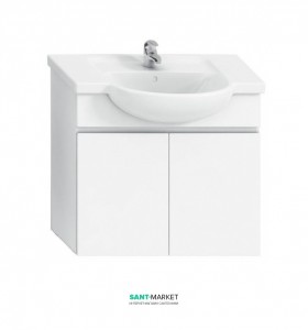 Тумба під раковину Jika Lyra підвісна 77х31.5х69.6 білий H4531510383001