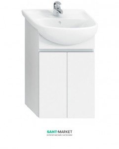 Тумба под раковину Jika Lyra подвесная 55х31.5х69.6 белый H4531110383001
