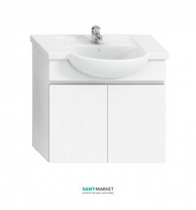 Тумба под раковину Jika Lyra подвесная 77х31.5х69.6 белый H4531510383001