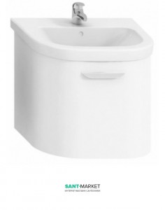 Тумба под раковину Jika Olymp Deep подвесная 58х44х49.8 белый H4541334345001