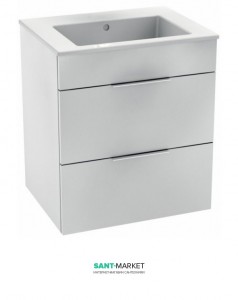 Тумба c раковиною Jika Cube підвісна 64х42.2х60.7 білий H4536021763001