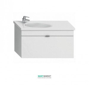 Тумба c раковиною Jika Tigo підвісна ліва 97х37х52 білий H4551870215001