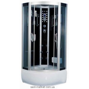 Гідробокс кутовий Diamond A-003-2 90х90х215 графіт