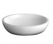 Раковина для ванної накладна AeT колекція Orizzonti Oval Basin біла L280