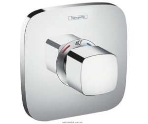 Смеситель для душа встраиваемый с термостатом Hansgrohe коллекция Ecostat E хром 15705000