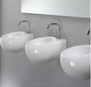 Раковина для ванної підвісна AeT колекція Idea Sphere біла L312