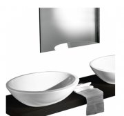 Раковина для ванной накладная AeT коллекция Motivi Spot Eclipse белая L212T0R0V0