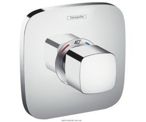 Смеситель для душа встраиваемый с термостатом Hansgrohe коллекция Ecostat E Highflow хром 15706000