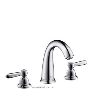 Смеситель для раковины двухрычажный с донным клапаном Hansgrohe Axor Carlton хром/золото 17134090