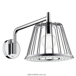 Верхний душ с подсветкой с тропическим душем Hansgrohe коллекция Axor Lampshower хром 26031000
