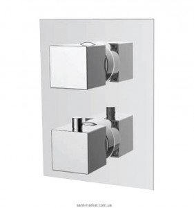 Змішувач з термостатом прихований (вбудований) GRB колекція Kala хром 50120520