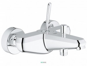 Змішувач з джойстиком для ванни з коротким виливом Grohe колекція Eurodisc Joy хром 23431000