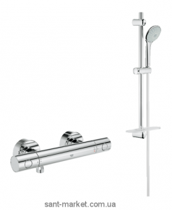 Grohe Grohtherm 1000 Cosmopolitan Термостат+Euphoria 110 Mono Душевой гарнитур 34065000+27266001