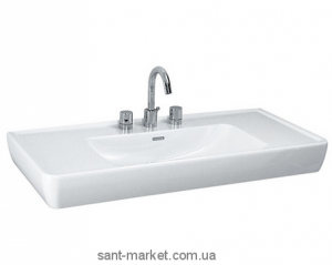 Раковина для ванної підвісна умивальник-стільниця Laufen колекція Pro біла H8139580001041