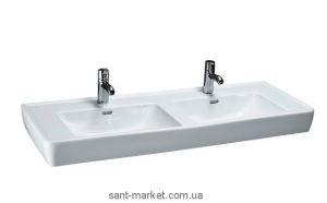 Раковина для ванной на тумбу двойная Laufen коллекция Pro белая H81496770001041
