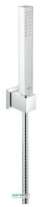 Душовий гарнітур з настінним тримачем Grohe колекція Euphoria Cube хром 27889000