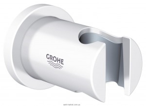 Настенный держатель для душевого шланга Grohe Rainshower нерегулируемый  белая луна 27074LS0