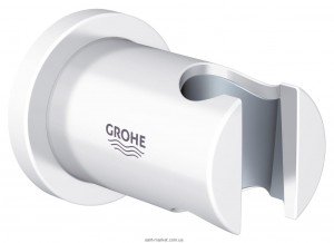 Настінний тримач для душового шланга Grohe Rainshower нерегульований біла місяць 27074LS0