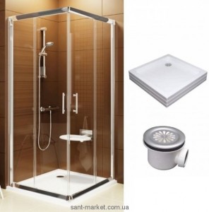 Душова кабіна Ravak X-Point 90х90х190 низький піддон XP3RV2-90